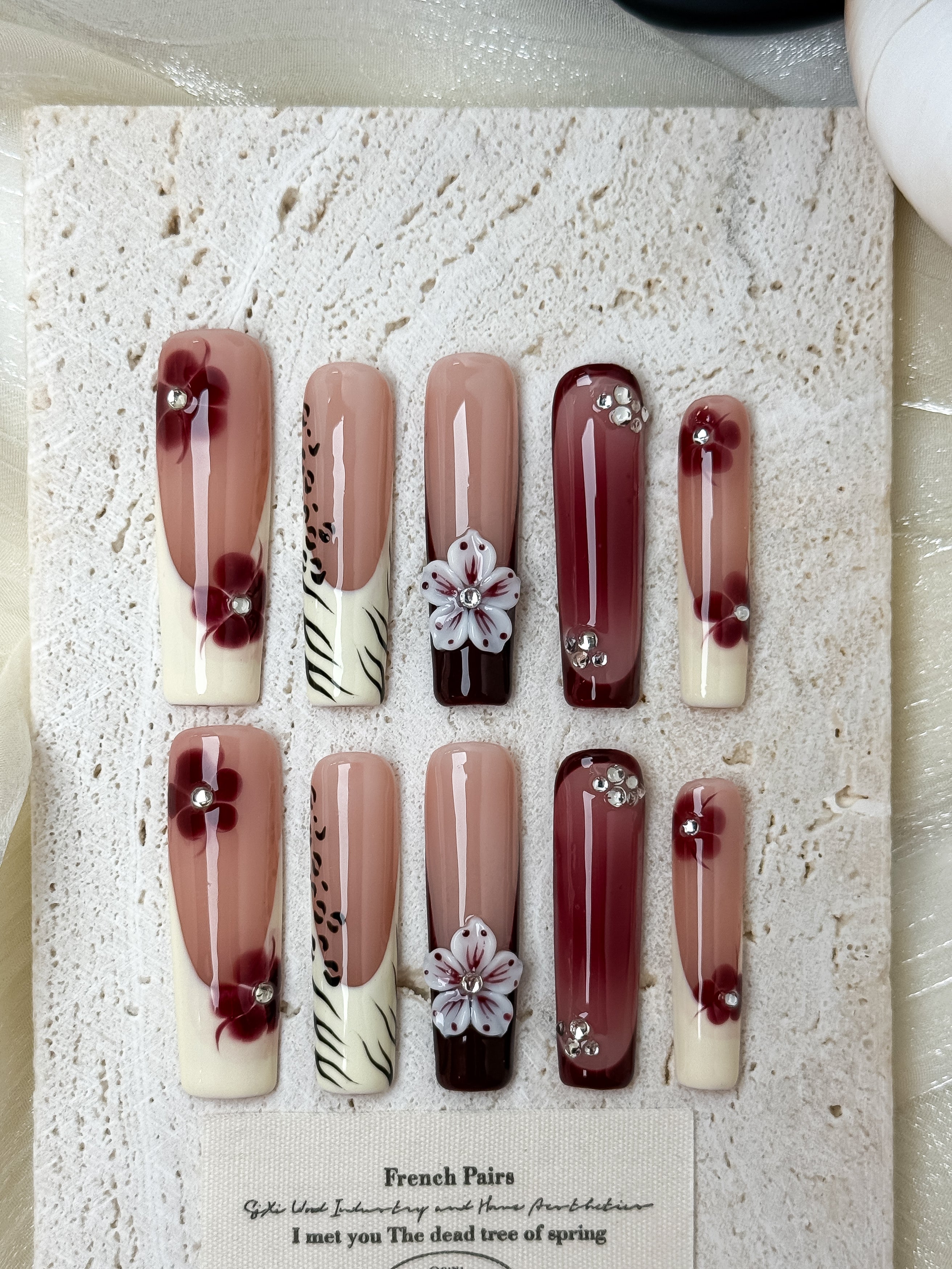 Burgundy Blossom Milk