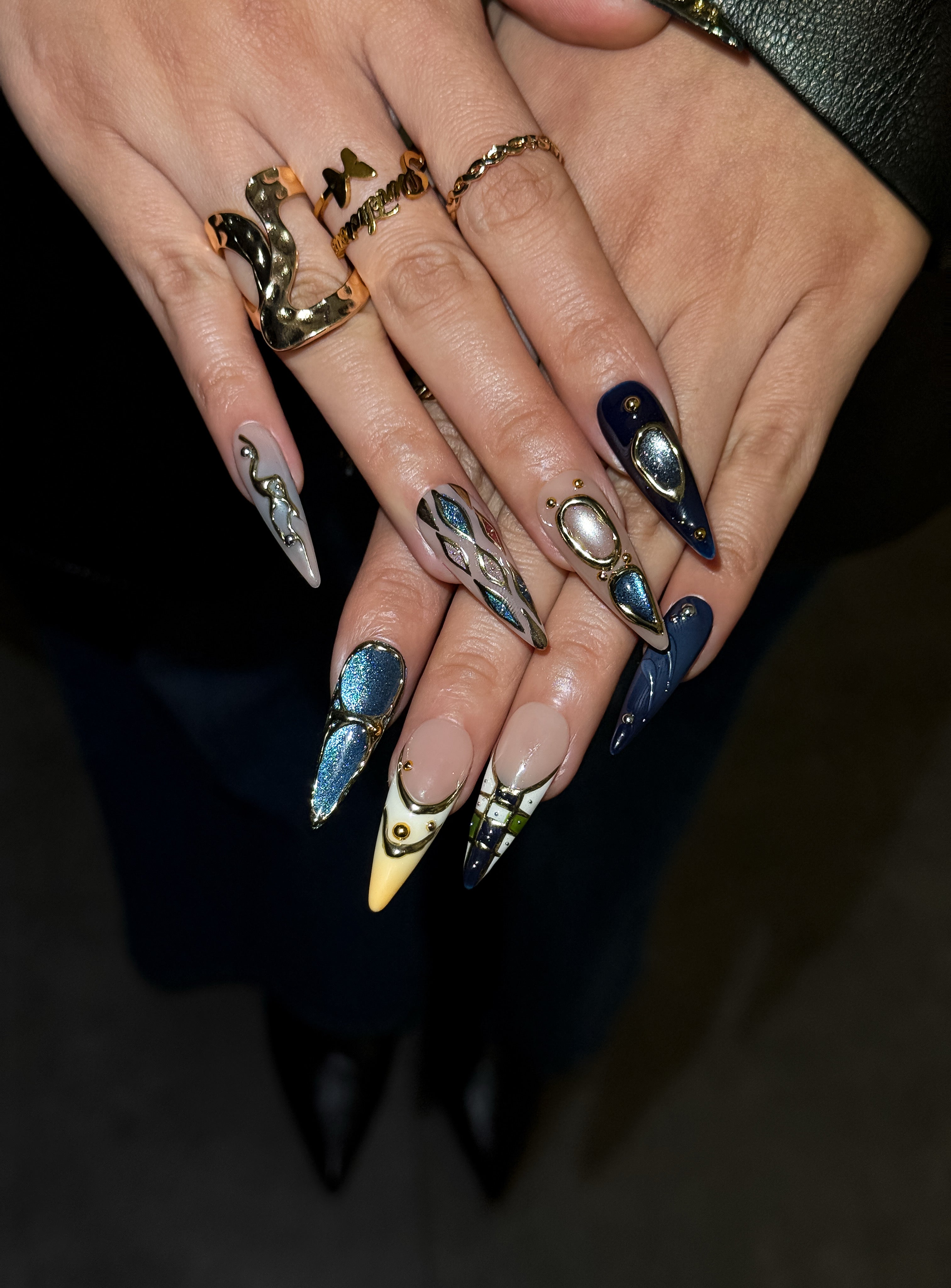 Midnight Gilded Flux