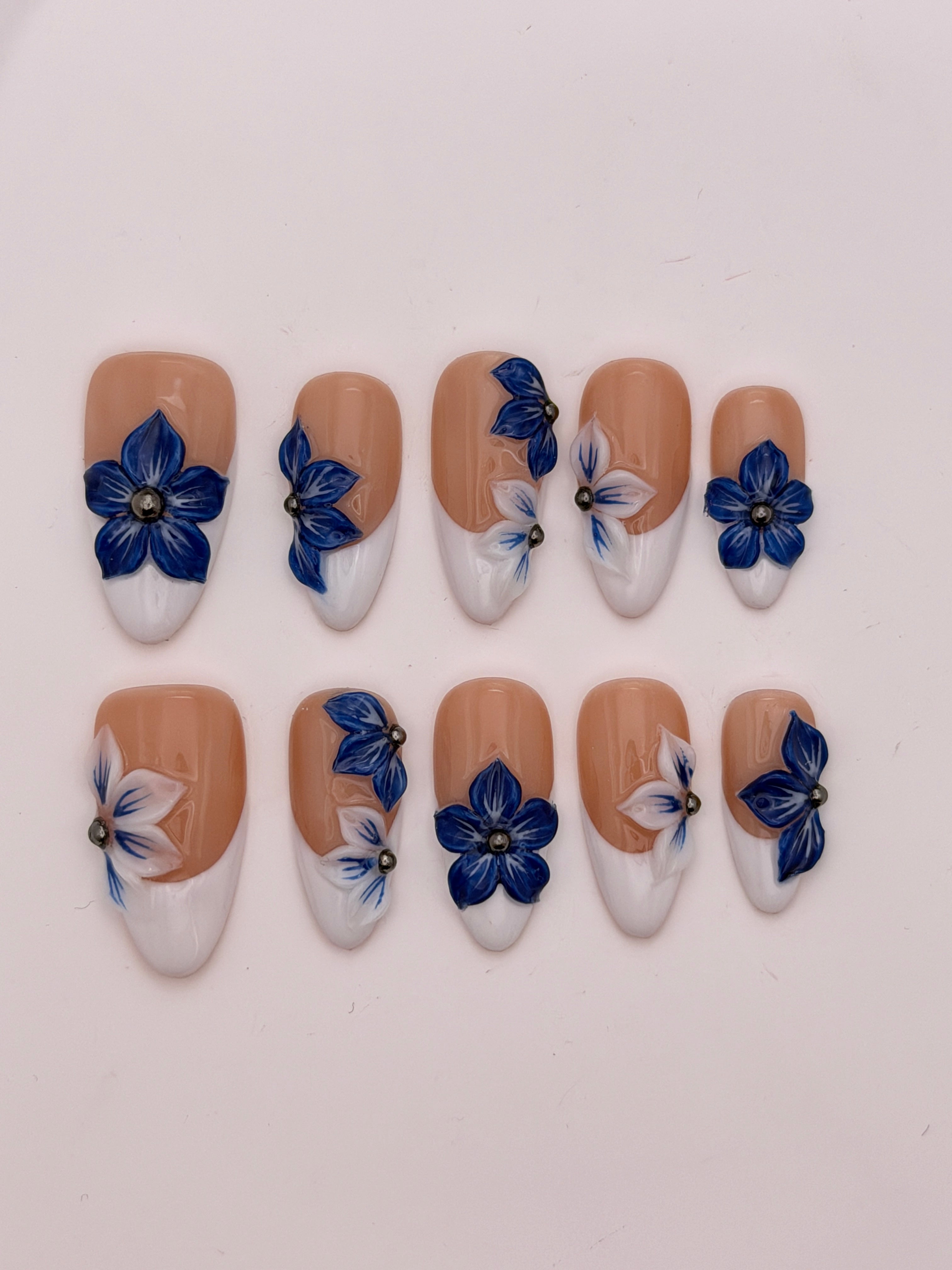 Blue Porcelain Blossom