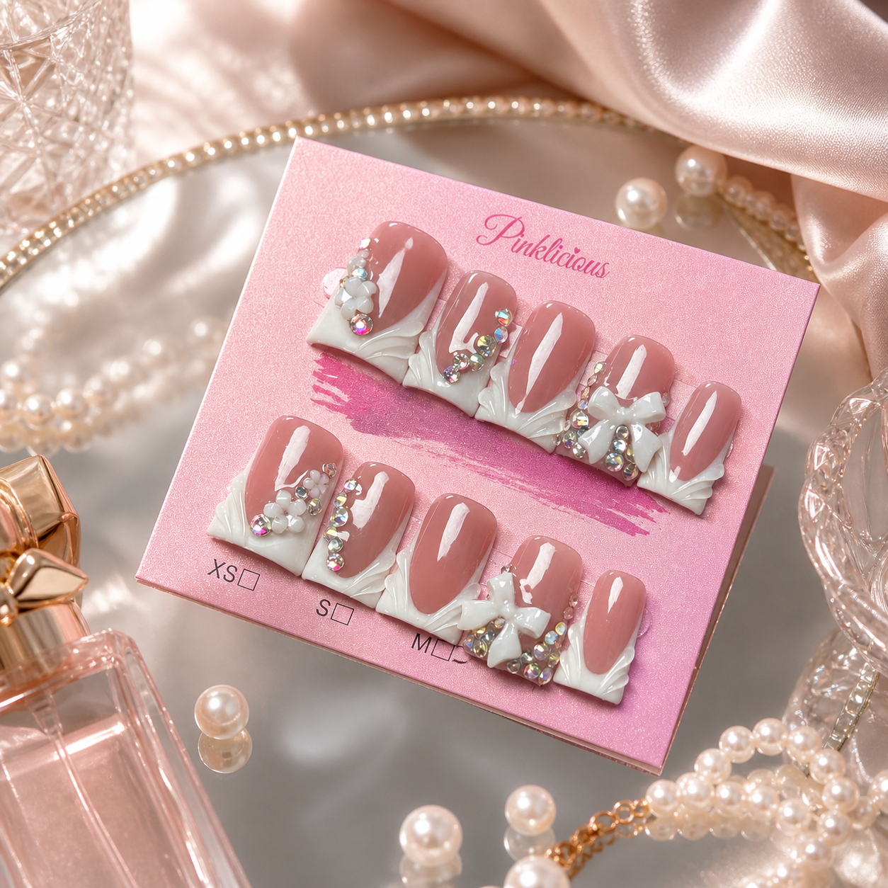 Princess Bling Duck Nails