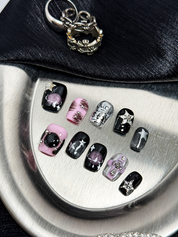 Dark Luck · Gothic Star Cross Nails