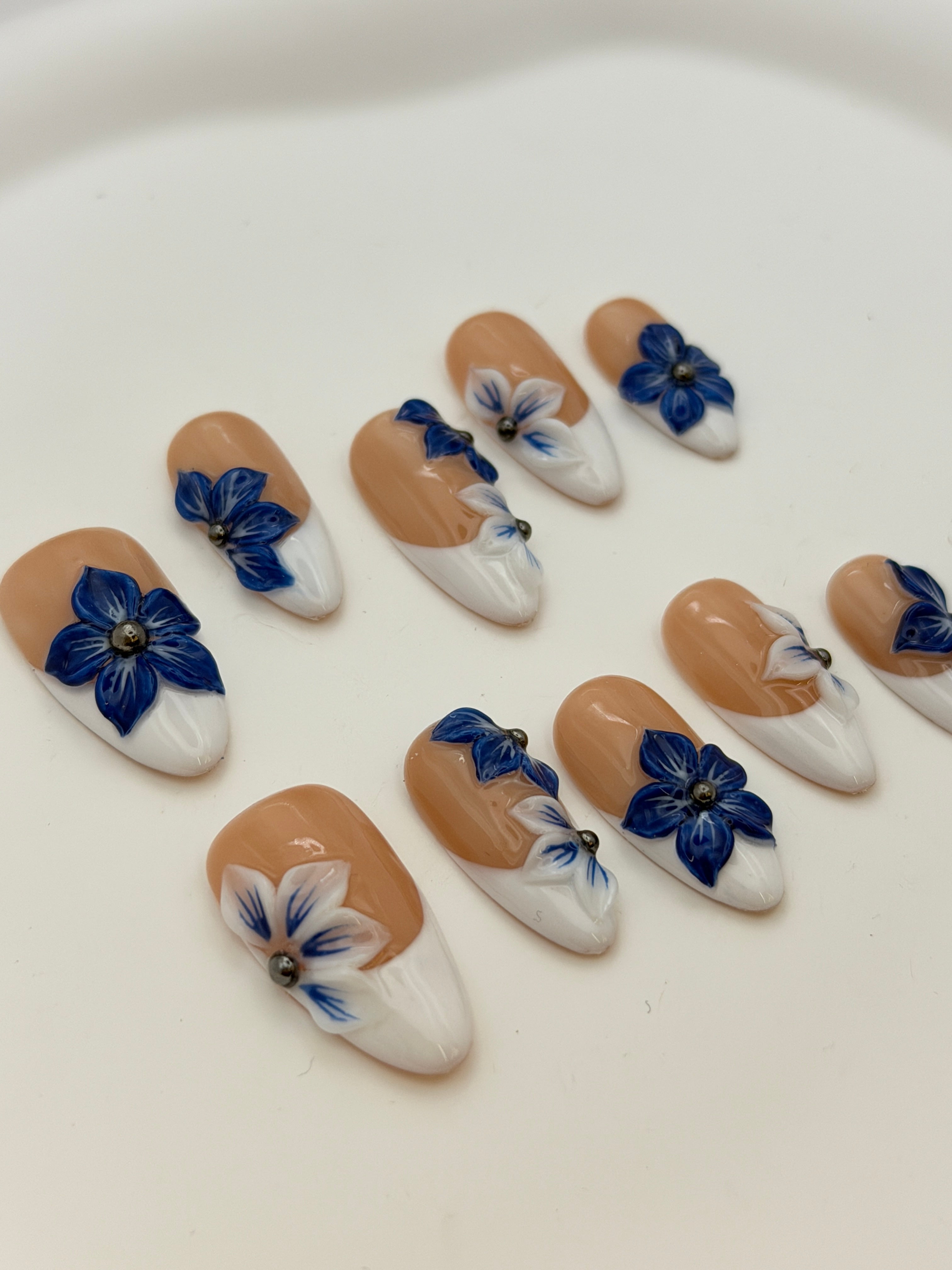 Blue Porcelain Blossom