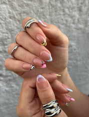Happy Tips Press On Nails