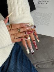 Burgundy Blossom Milk