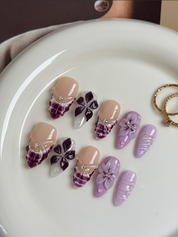 Violet Sculpted Petal