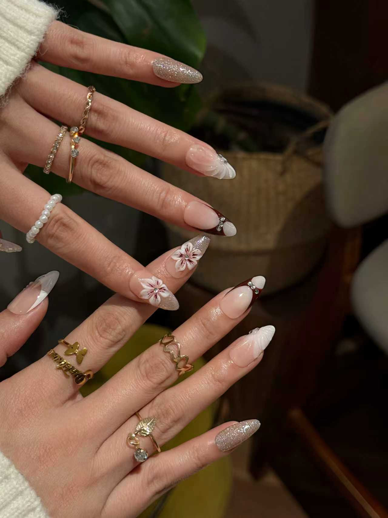 Blush Crystal Bloom