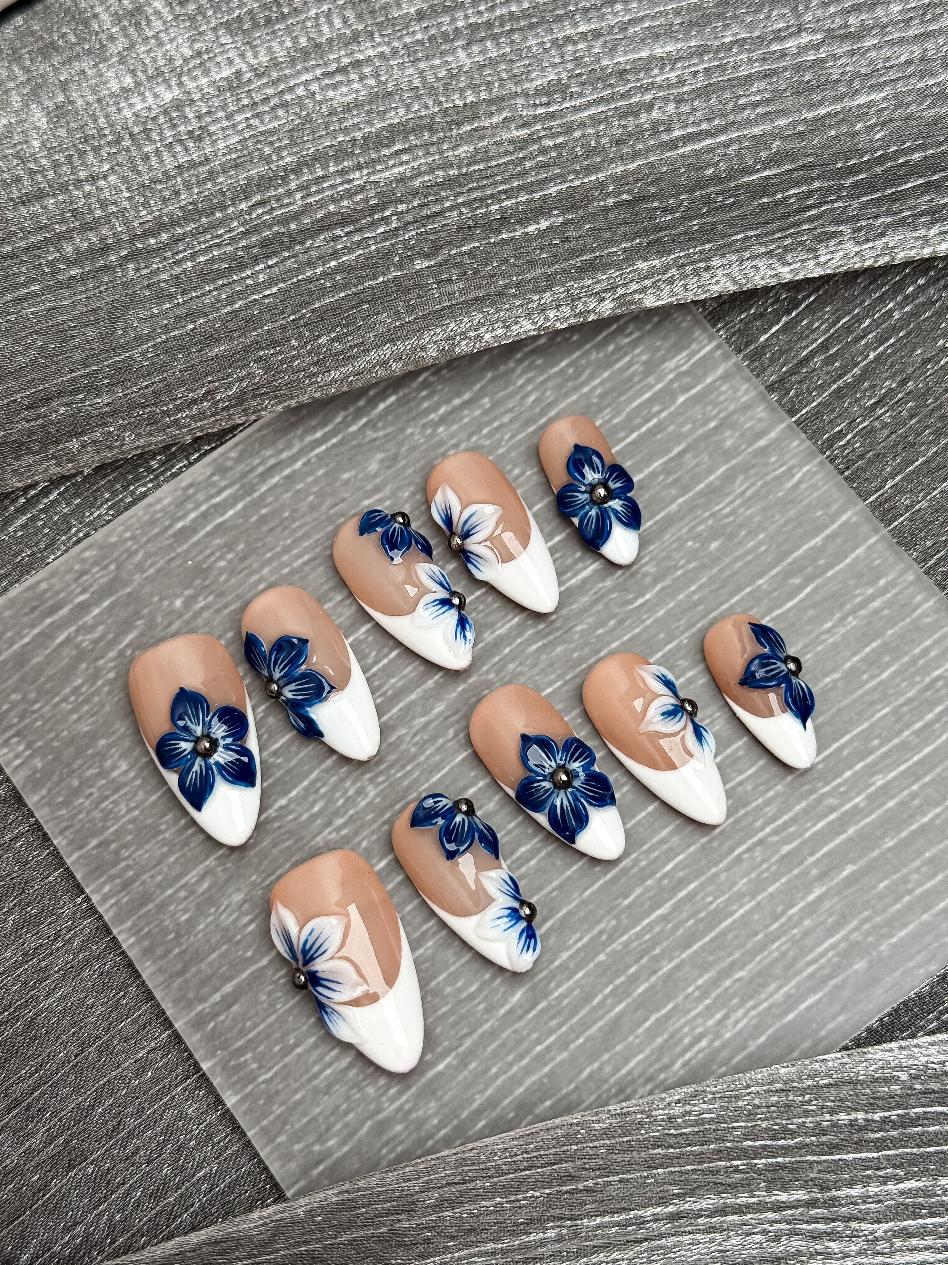 Blue Porcelain Blossom