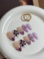 Violet Sculpted Petal