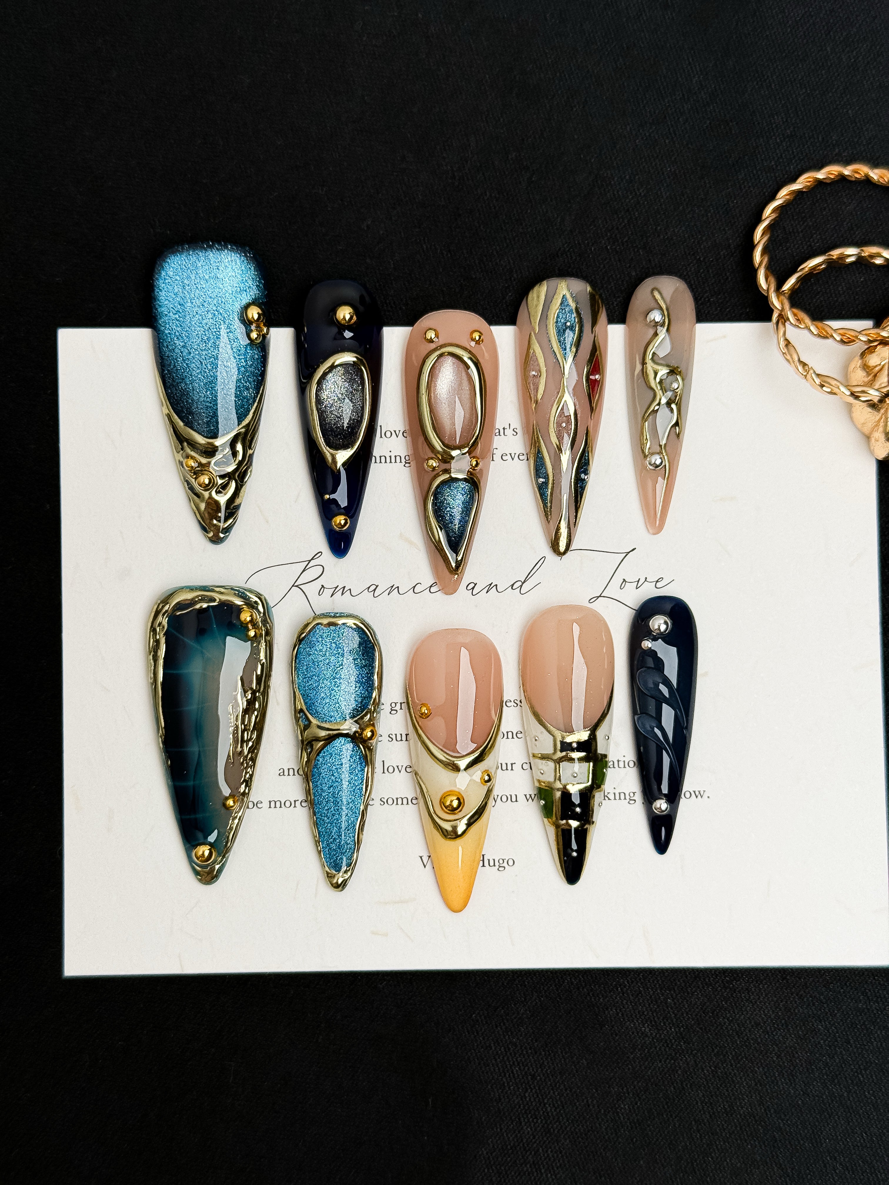 Midnight Gilded Flux