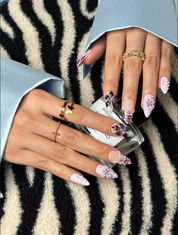 Violet Sculpted Petal