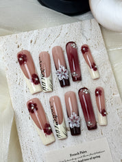 Burgundy Blossom Milk