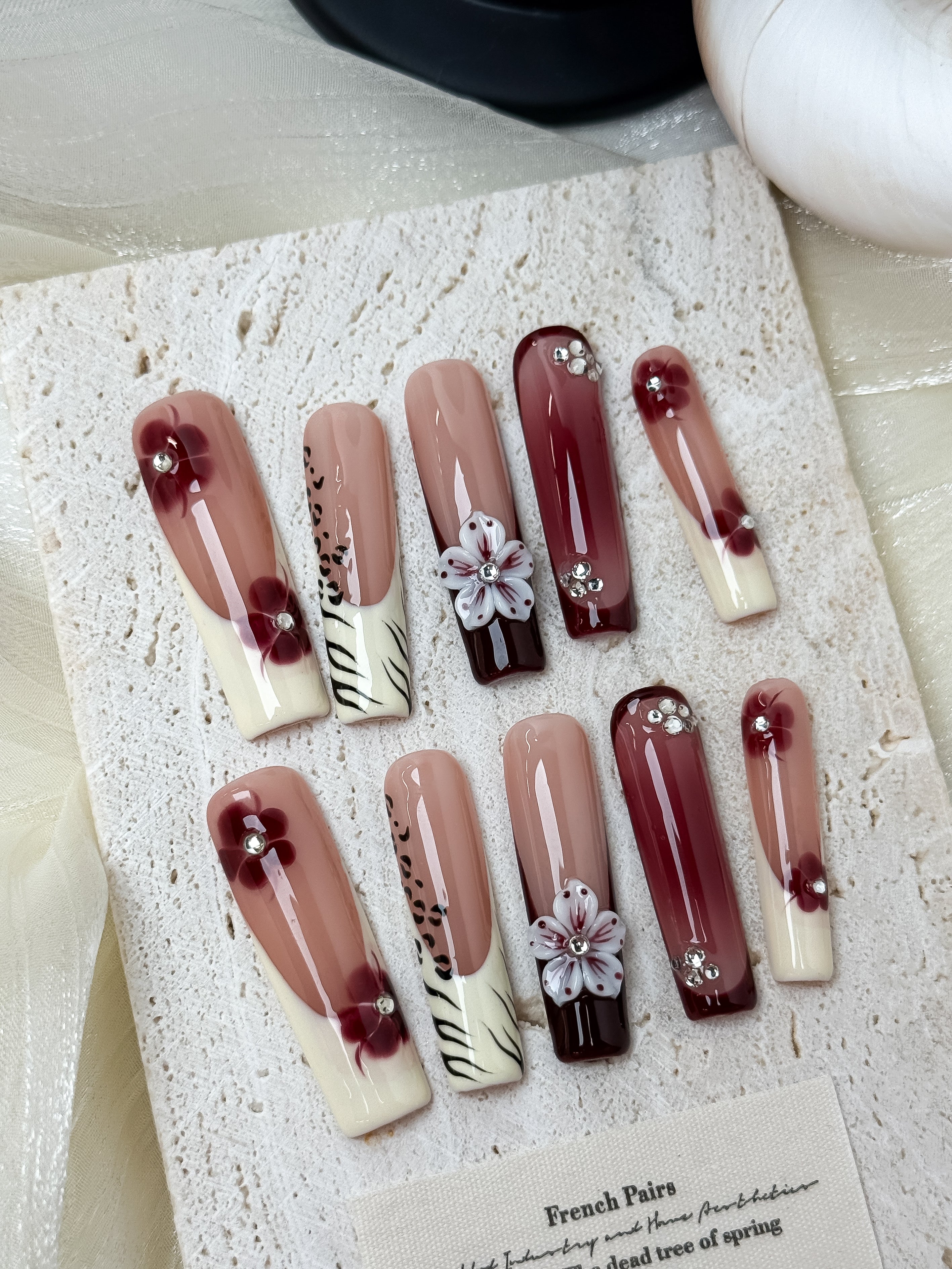 Burgundy Blossom Milk