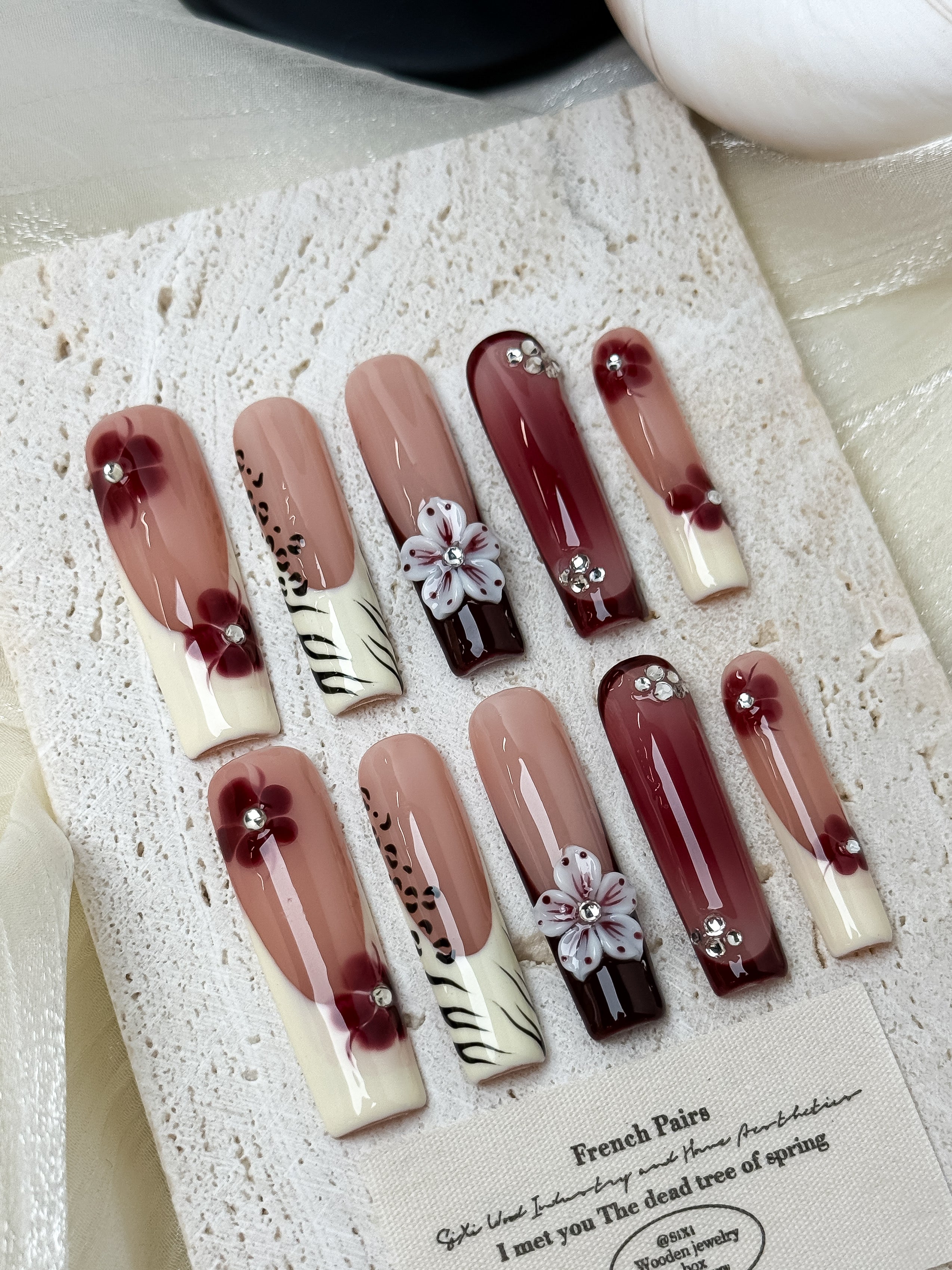 Burgundy Blossom Milk