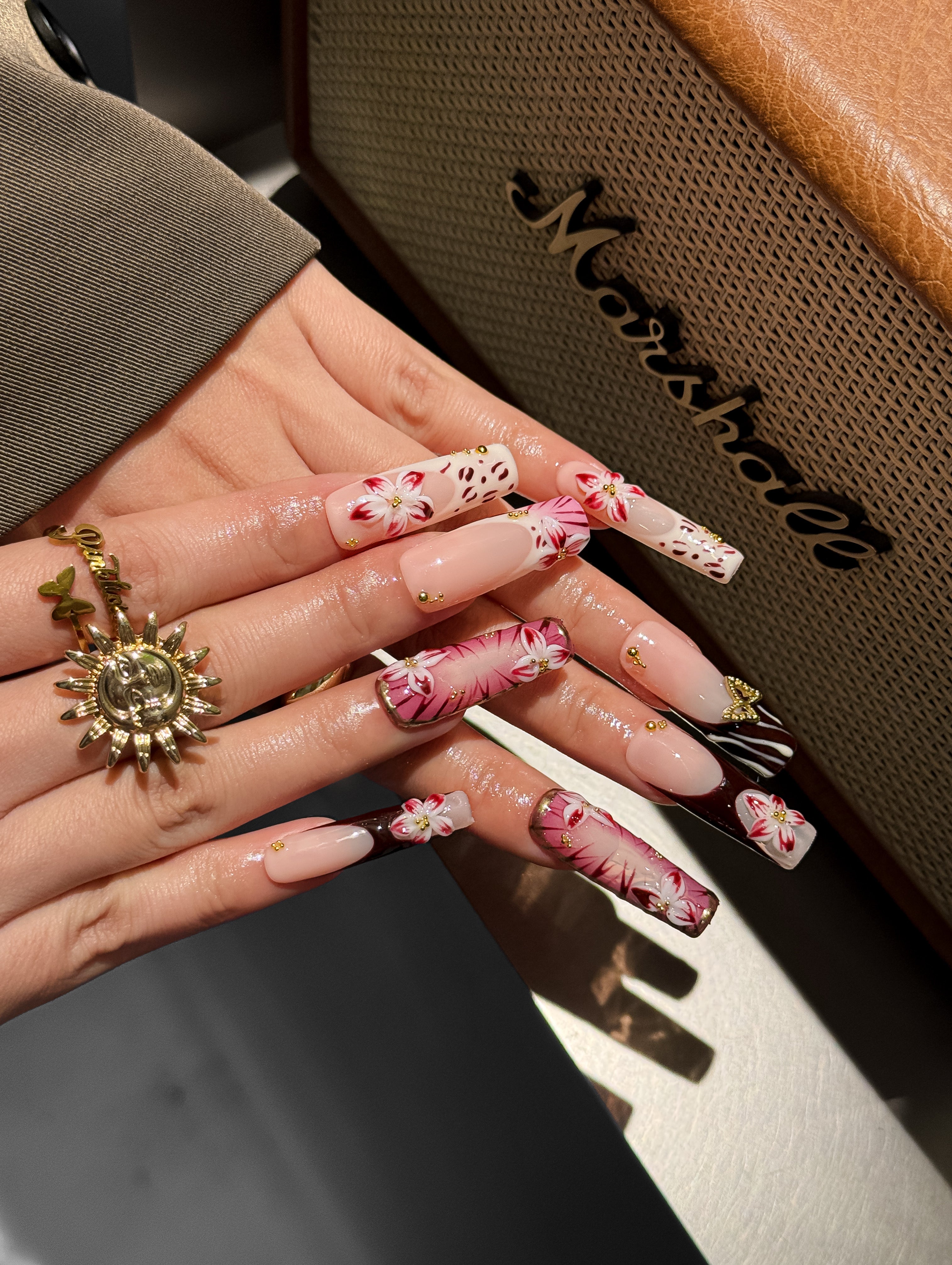 Crimson Butterfly Bloom