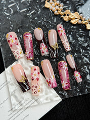 Crimson Butterfly Bloom