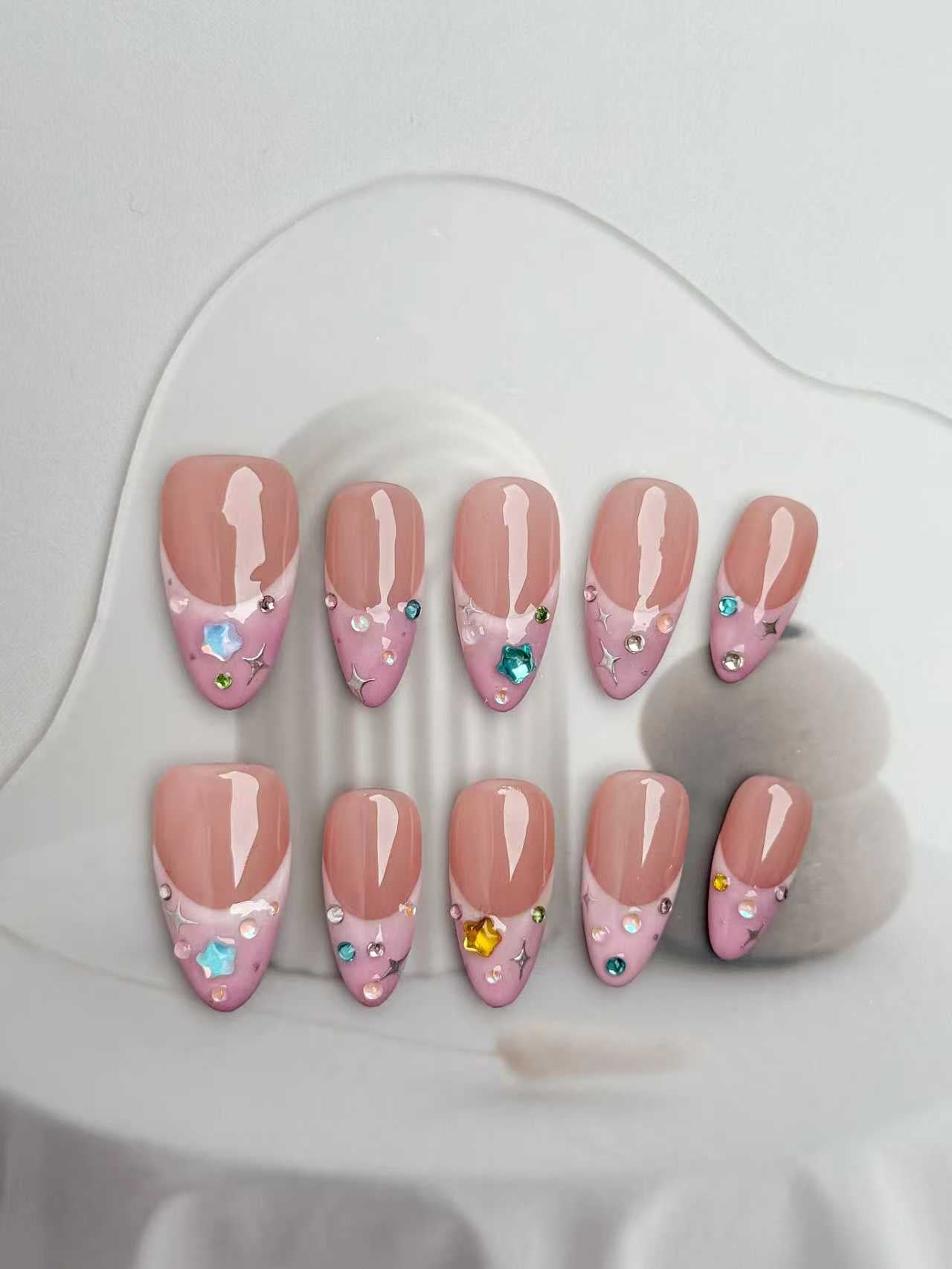 Soft blush square