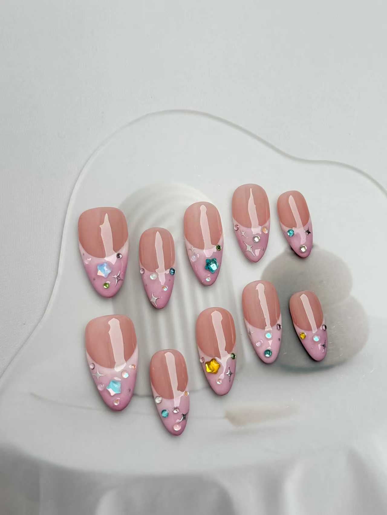 Soft blush square