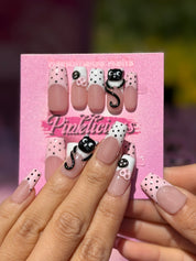Midnight Kitty Dots